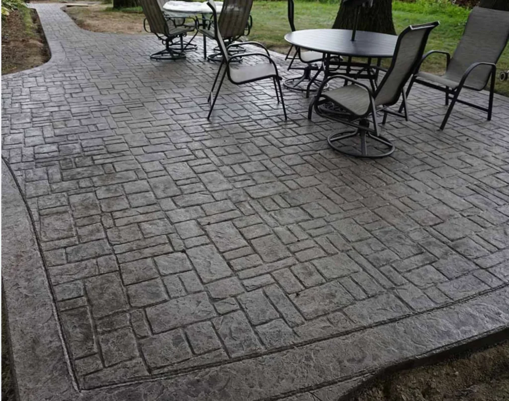 Verona Cobblestone Indianapolis Customized concrete design